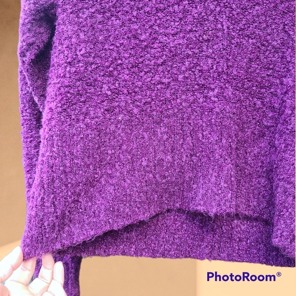 Mudd Magenta Cowl Neck Sweater size Medium - Picture 2 of 5